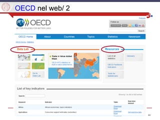 44
OECD nel web/ 2
 