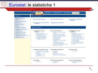 36
Eurostat: le statistiche 1

 