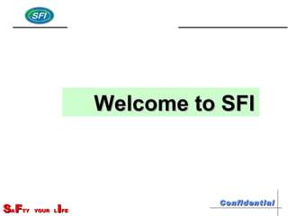 Welcome to SFI 