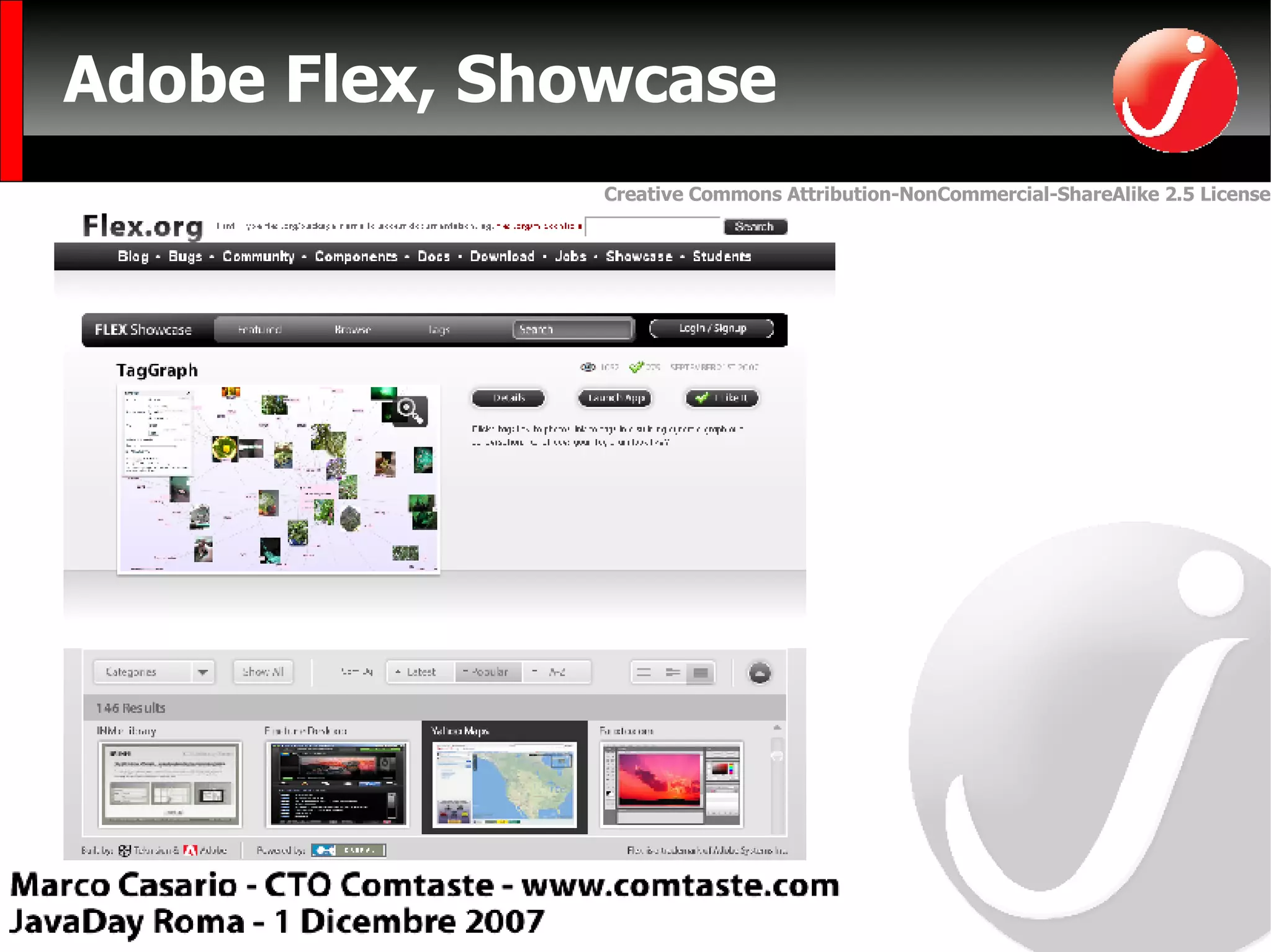 Adobe Flex, Showcase 