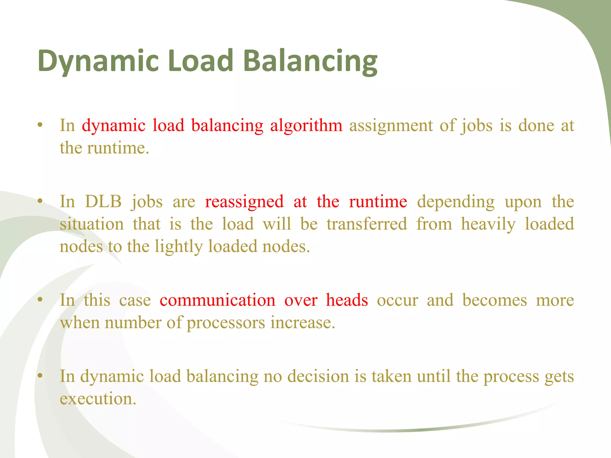 Load Balancing In Distributed Computing | PPTX
