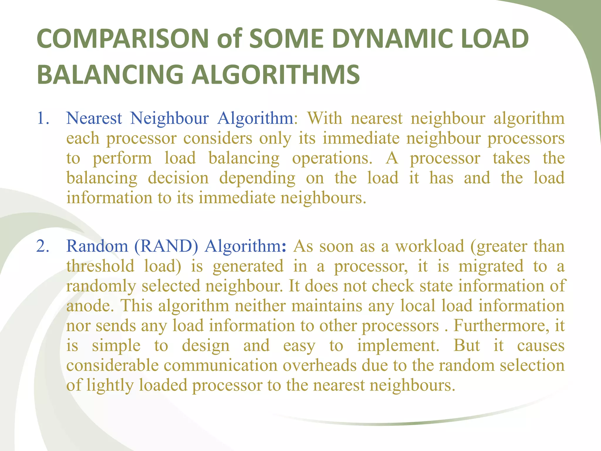 Load Balancing In Distributed Computing | PPTX
