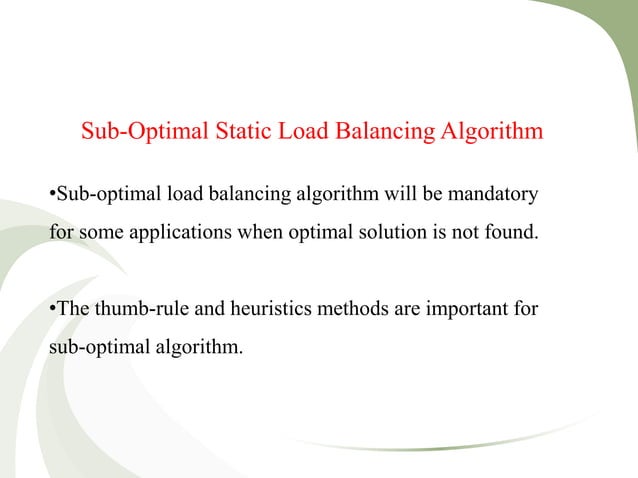 Load Balancing In Distributed Computing | PPTX