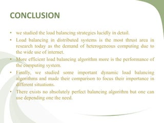 Load Balancing In Distributed Computing | PPTX