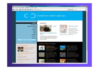 RICHARD FLORIDA : Δύο βιβλία για δημιουργικές πόλεις