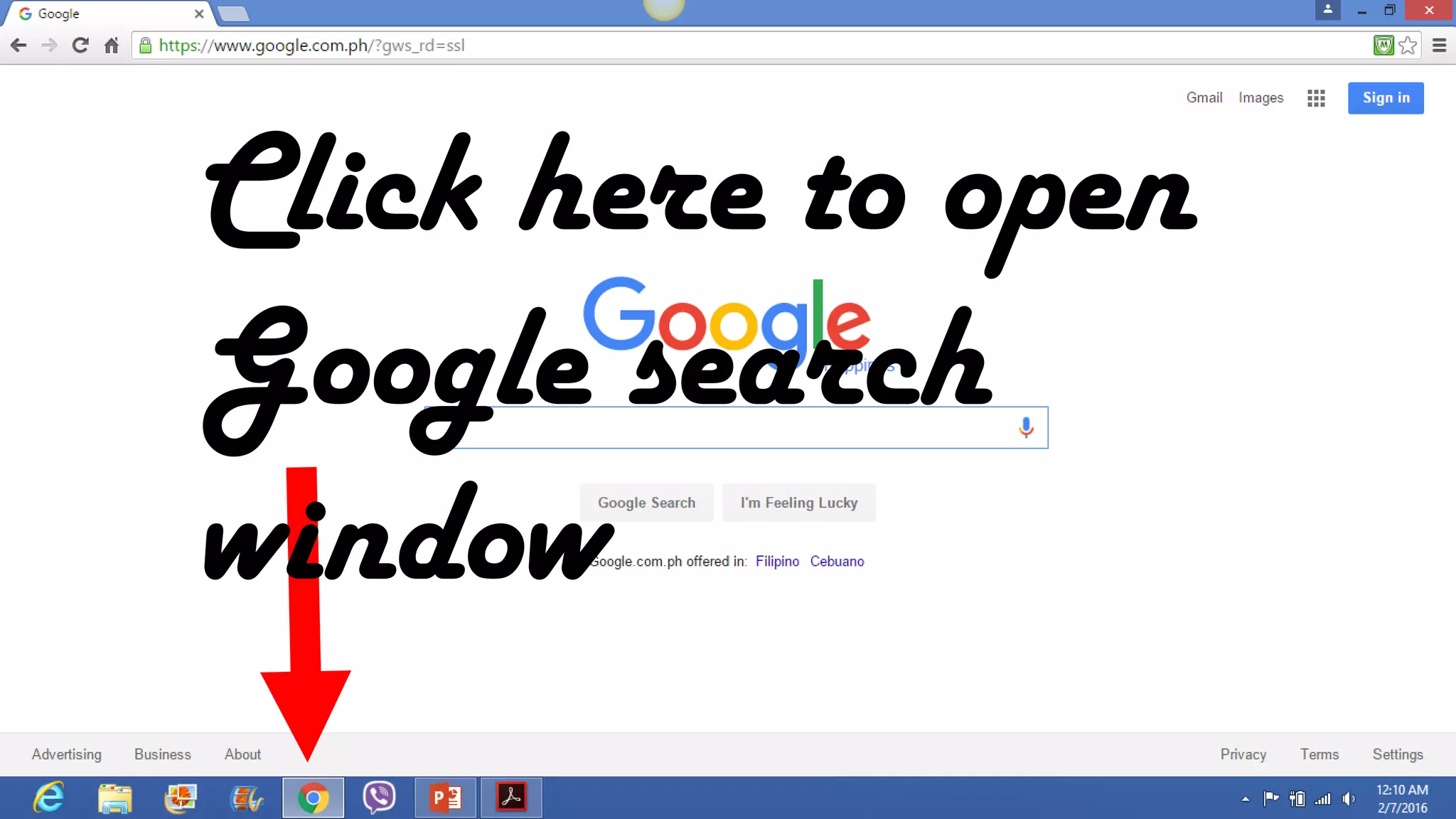 Click here to open
Google search
window
 