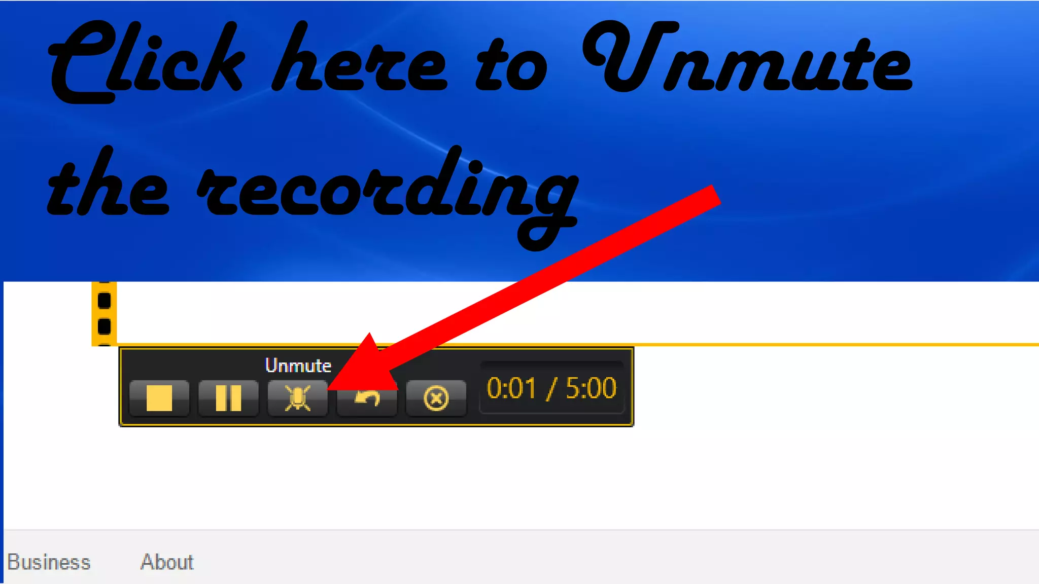 Click here to Unmute
the recording
 