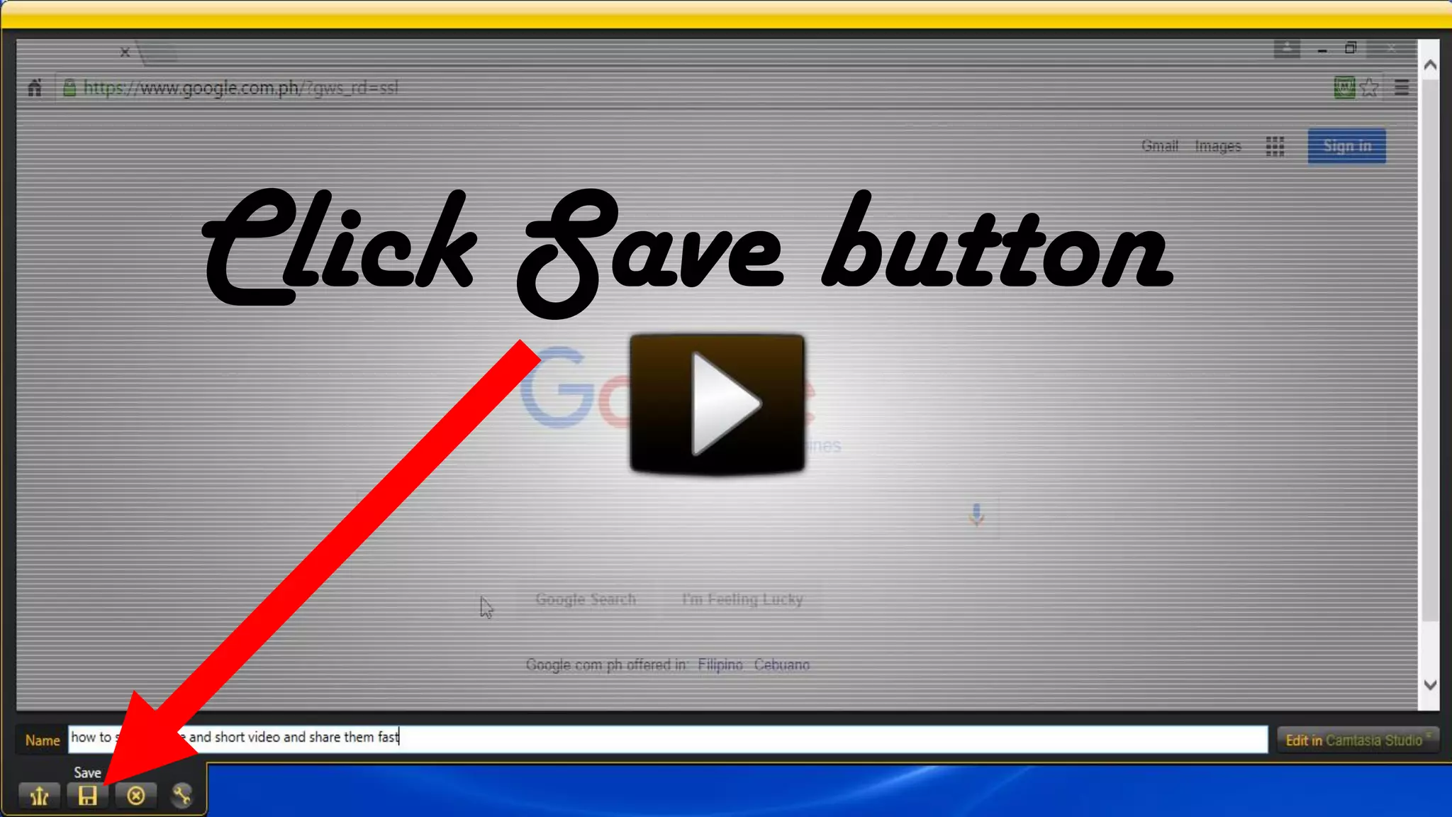 Click Save button
 