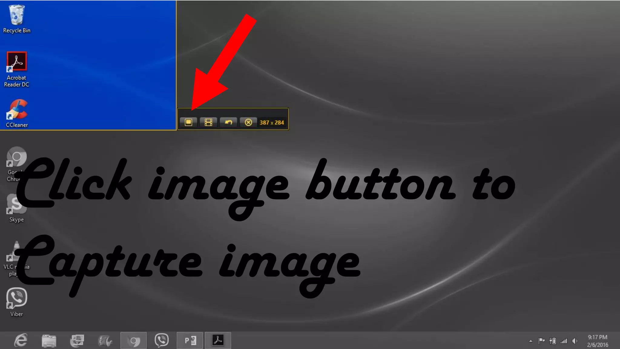 Click image button to
Capture image
 