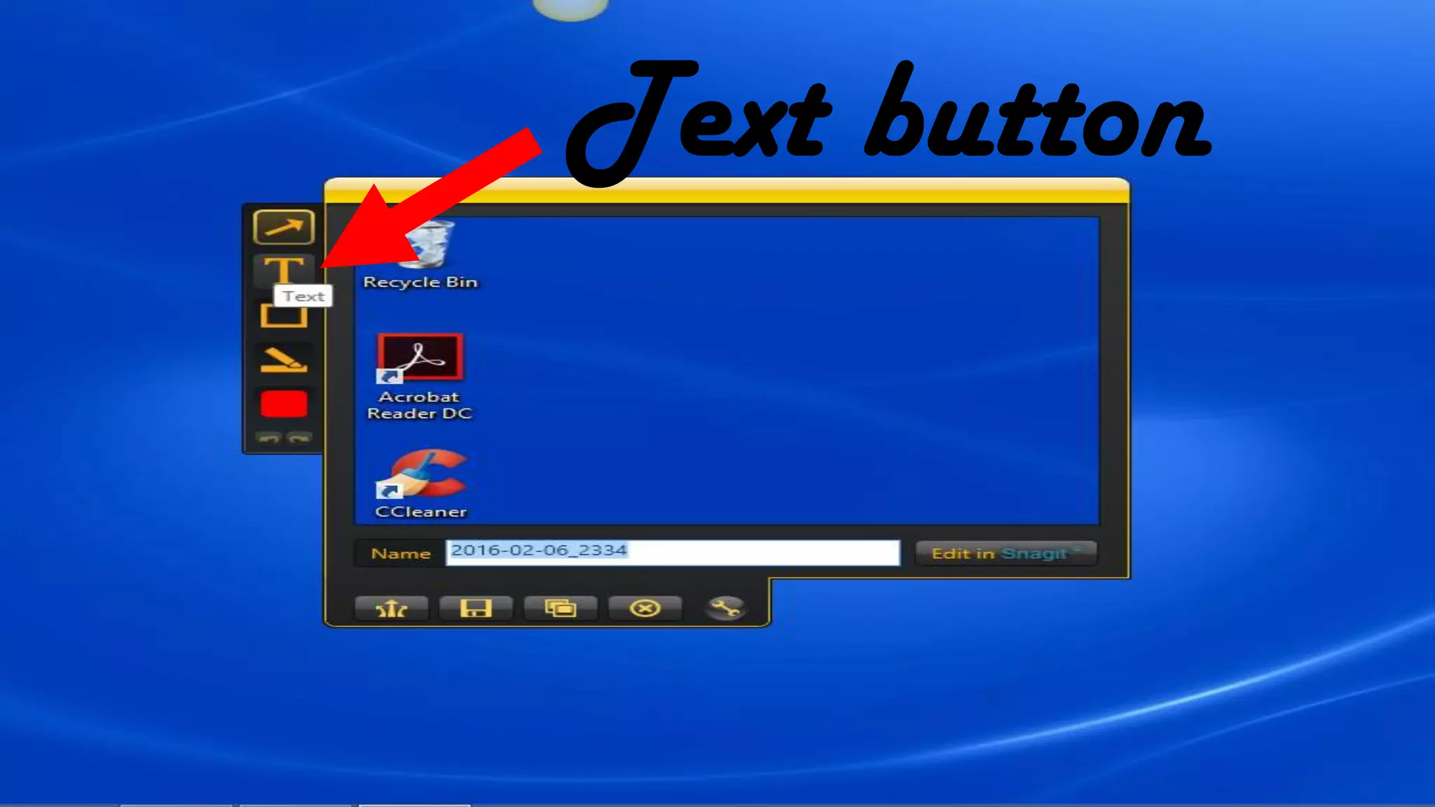 Text button
 