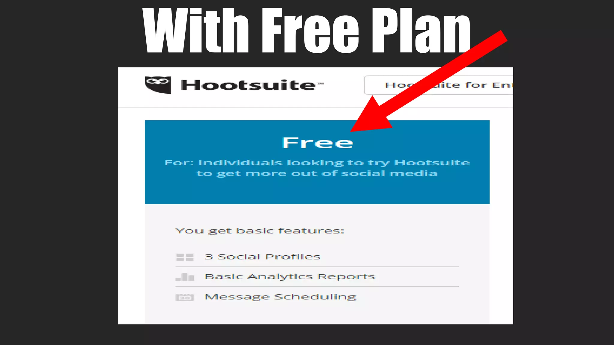 With Free Plan
 