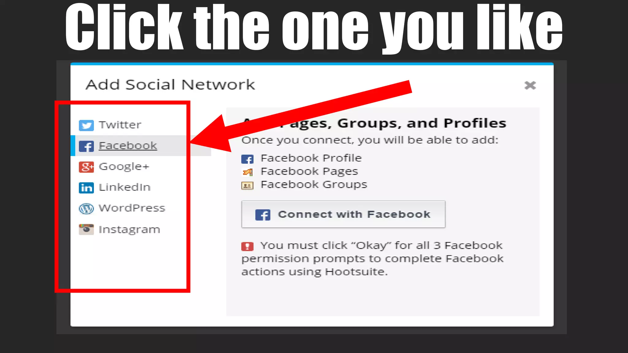 Click the one you like
 