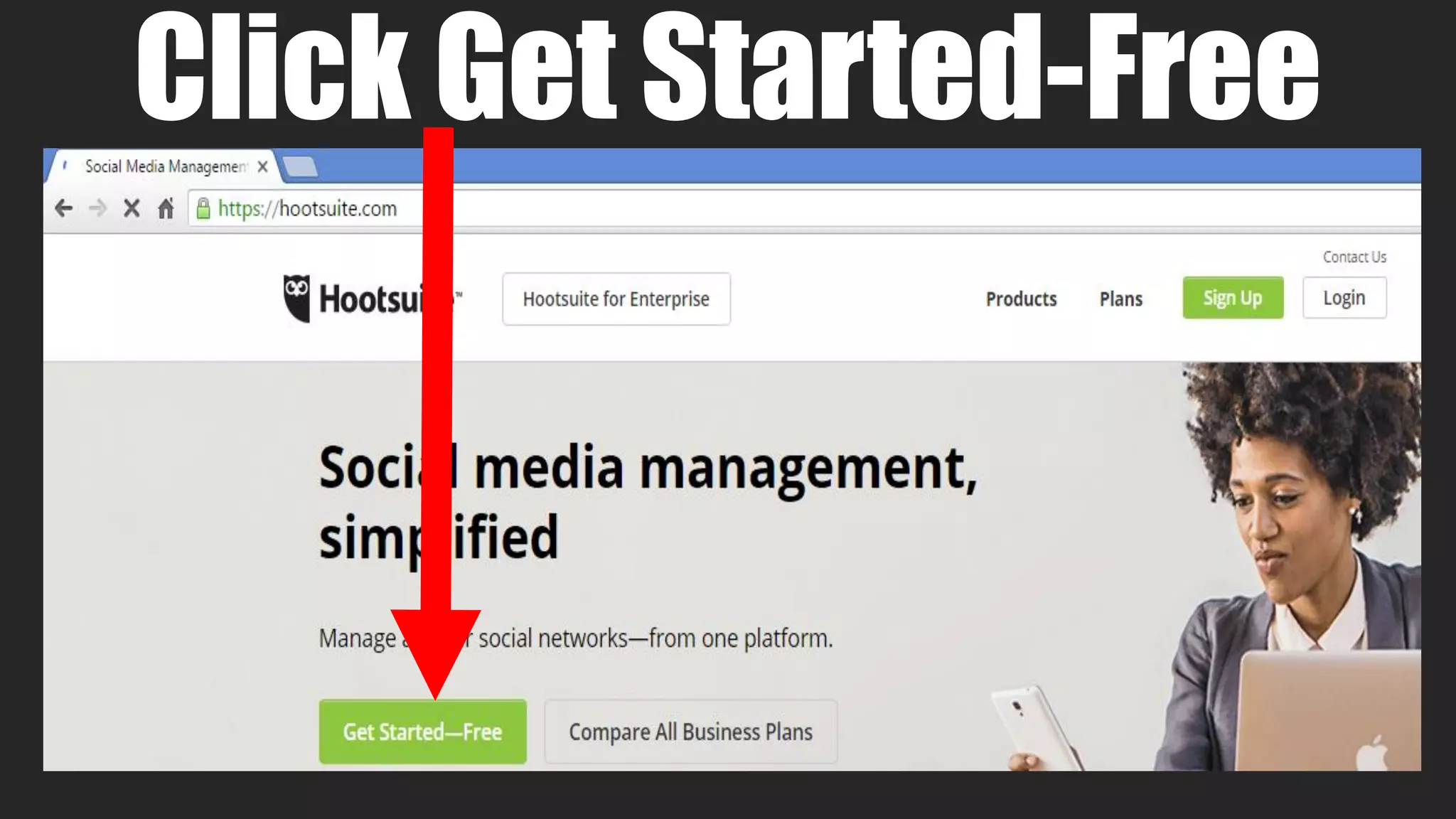 Click Get Started-Free
 