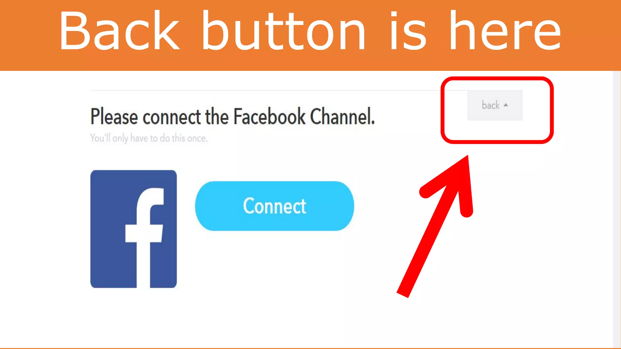 Back button is here
 