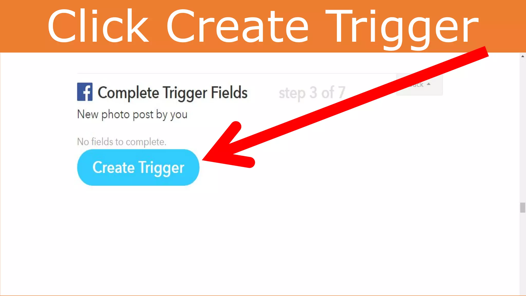 Click Create Trigger
 