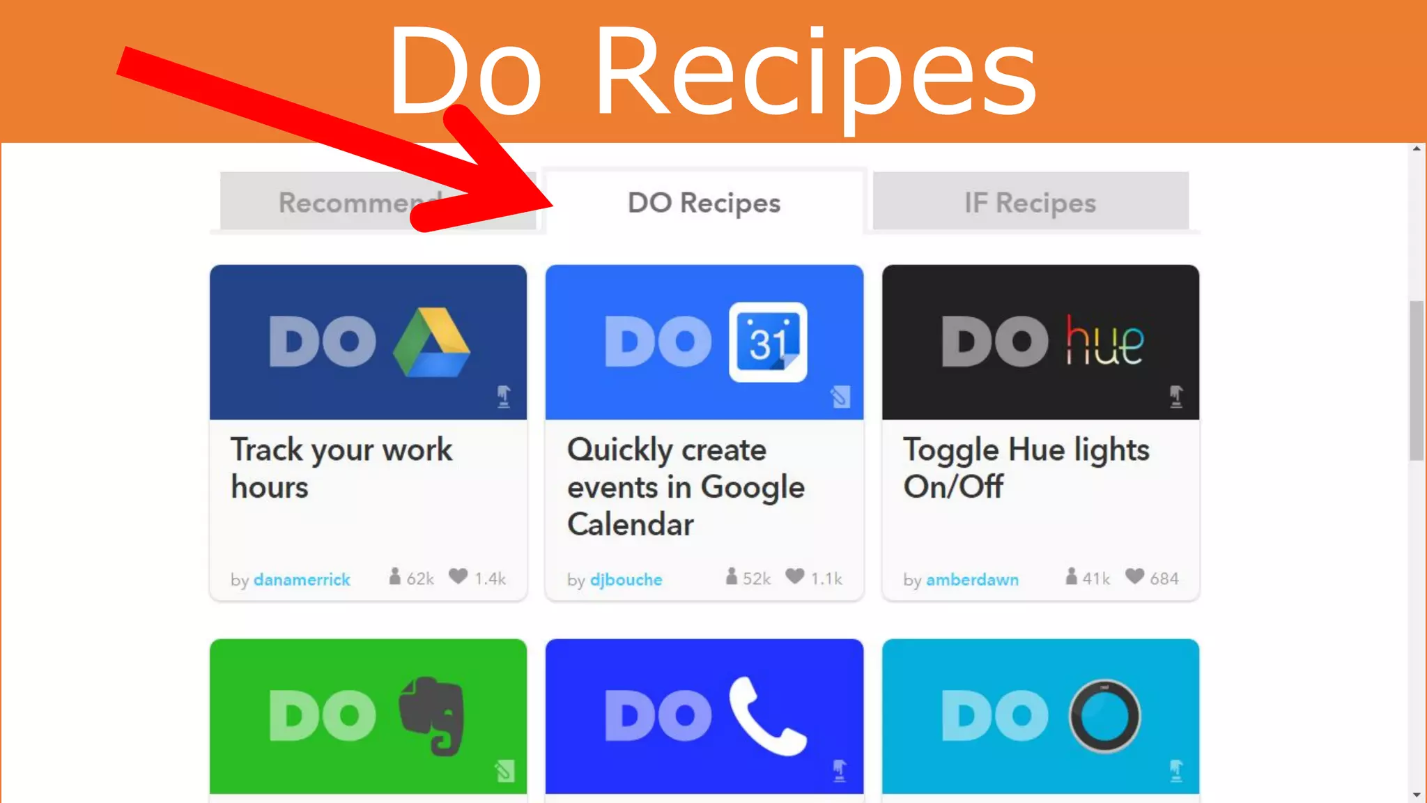 Do Recipes
 