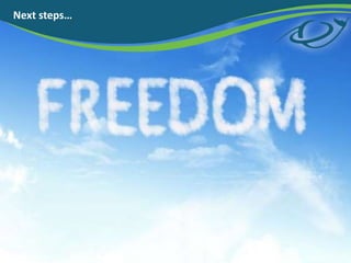 Next steps
 
