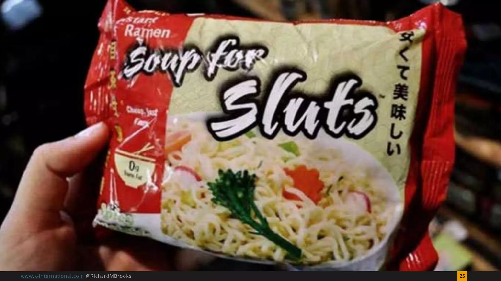 25www.k-international.com @RichardMBrooks
 