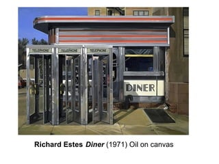 Richard Estes   Diner  (1971) Oil on canvas 
