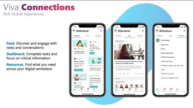 Rich mobile experiences
 