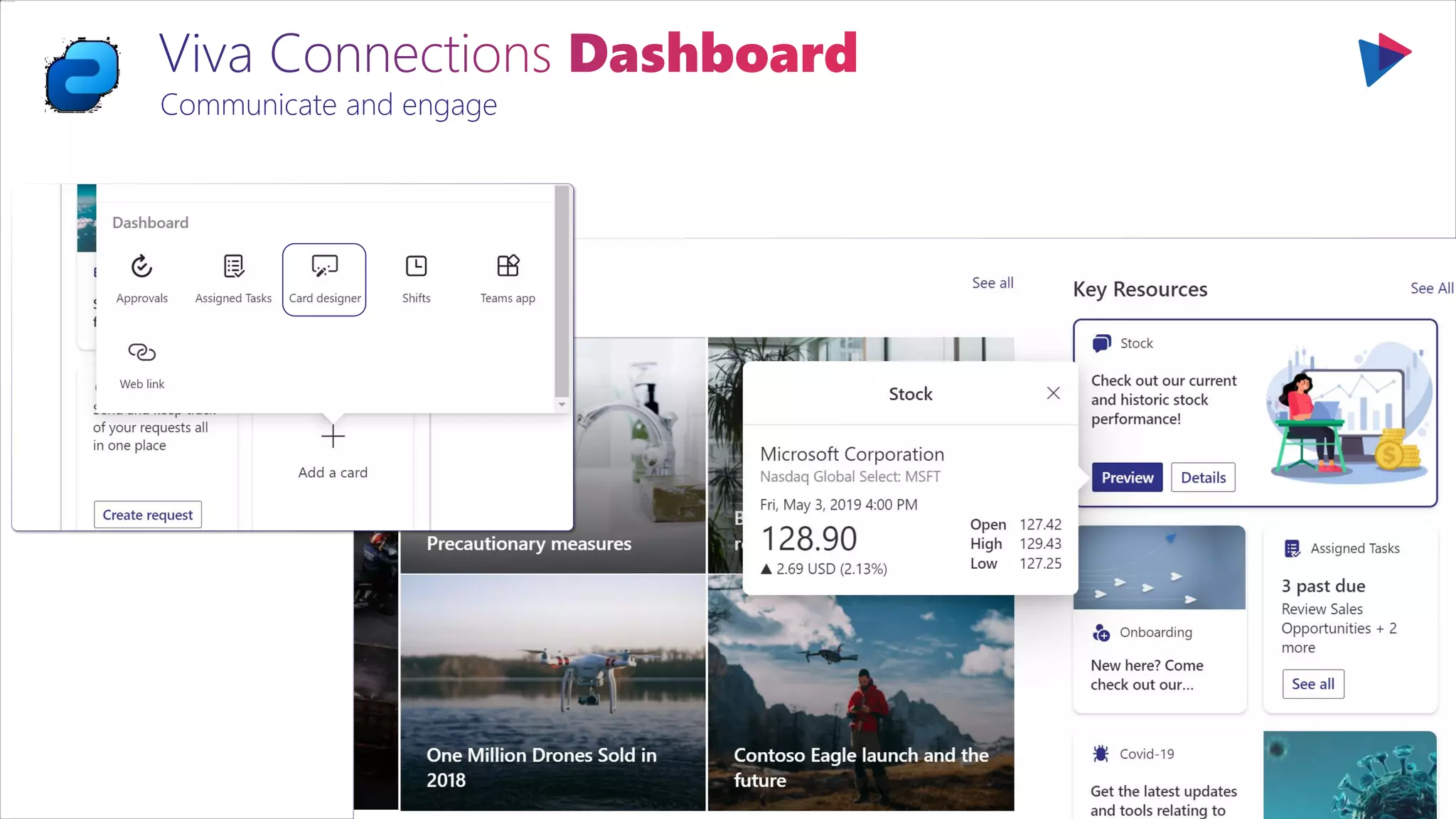 Communicate and engage
 