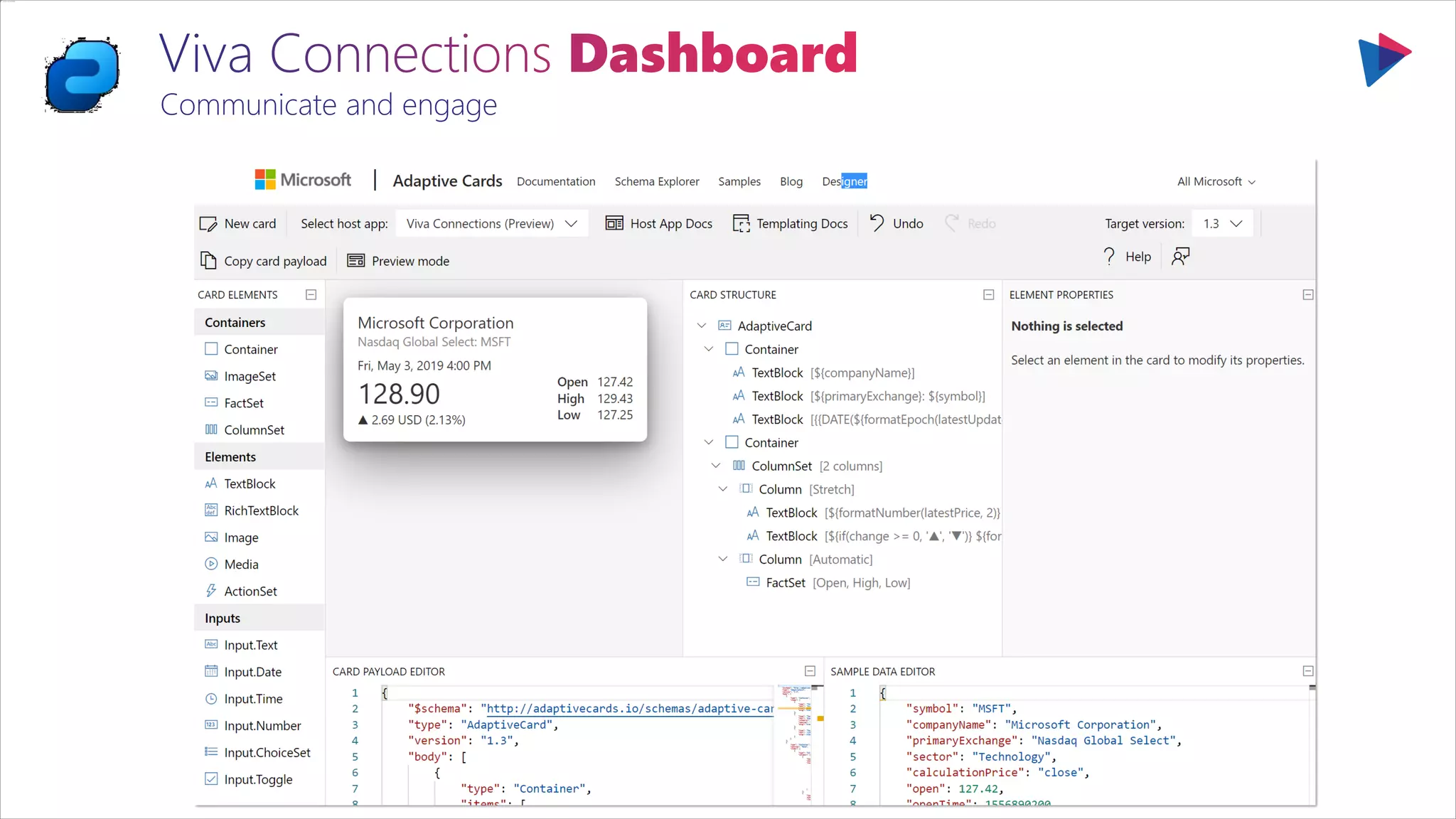 Communicate and engage
 