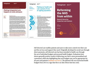 Reforming the NHS from within