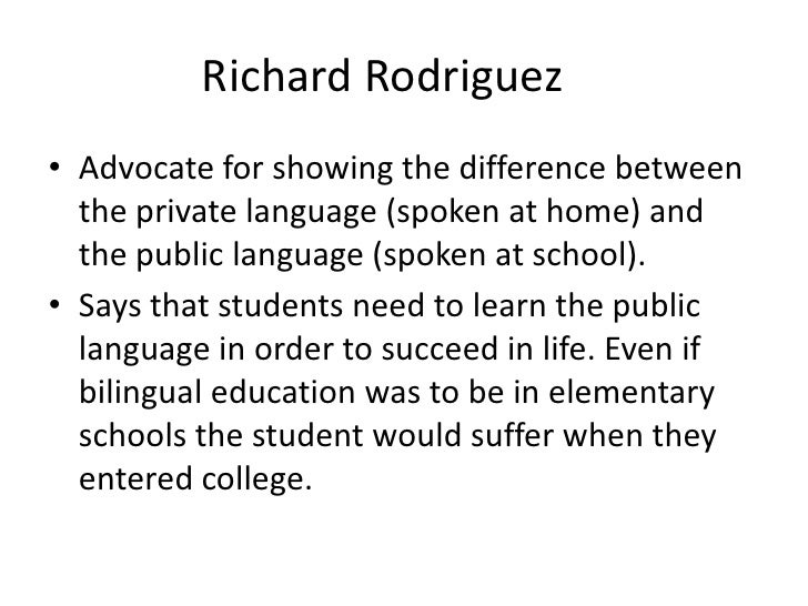richard rodriguez education