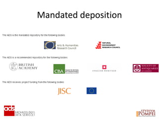 Mandated Deposition
Mandated deposition
 