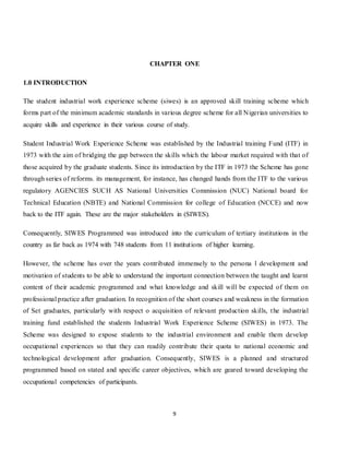 Siwes Form Richard siwes report | DOCX