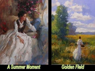 A Summer Moment Golden Field 