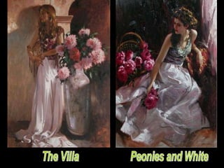 Peonies and White The Villa 