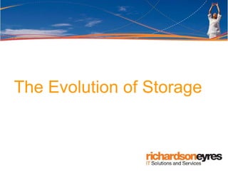 The Evolution of Storage

 
