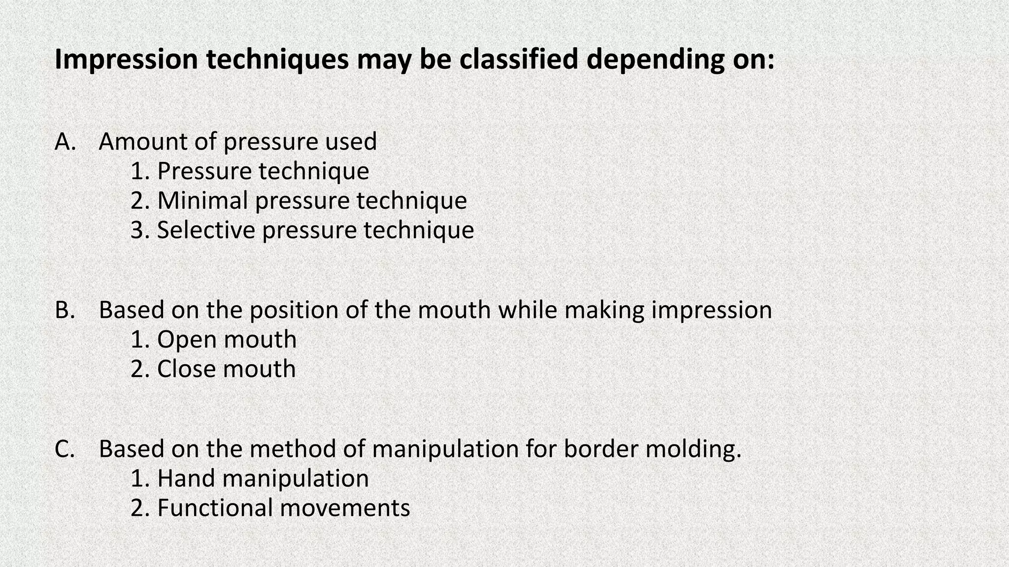 Impressions in complete denture | PPTX