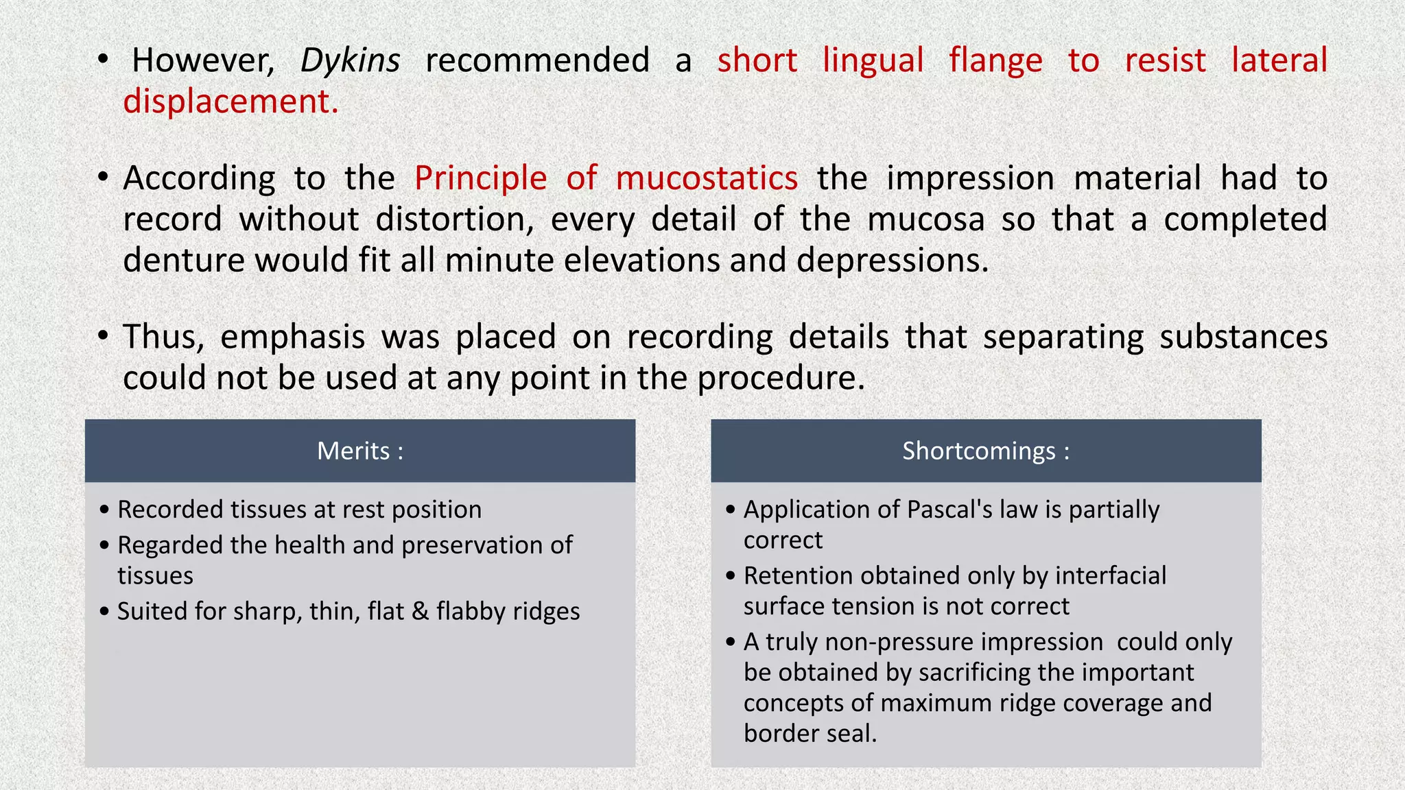 Impressions in complete denture | PPTX