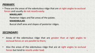 Posterior Ridge Impressions in complete denture | PPTX