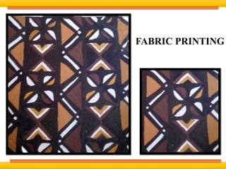 FABRIC PRINTING
 