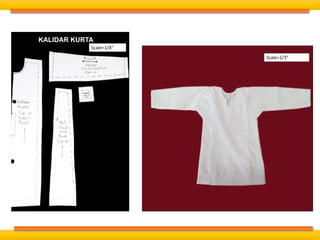 Scale=1/4”
KALIDAR KURTA
Scale=1/3”
 