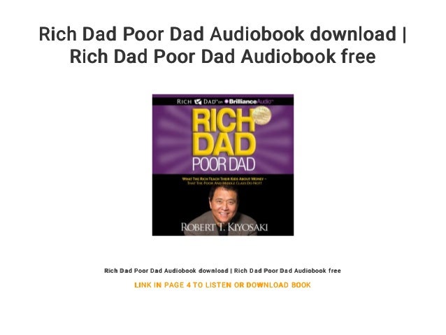Rich Dad Poor Dad Audiobook Download Rich Dad Poor Dad Audiobook Fr