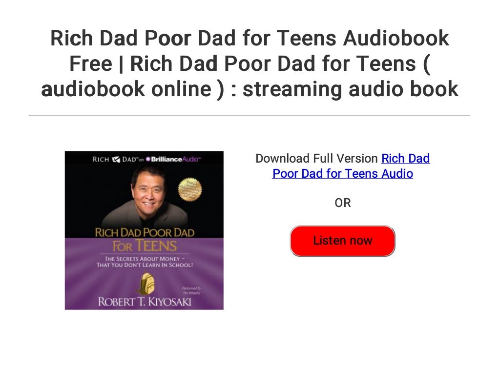 rich dad poor dad audio book spotify rich dad poor dad audio book spotify