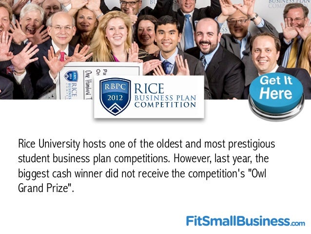 Tufts business plan contest
