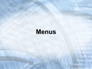 Menus 