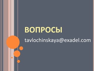 ВОПРОСЫ [email_address] 
