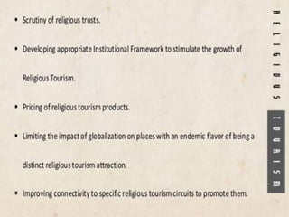 pilgrimage/religious tourism in india | PPTX