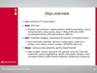 Rich internet application development using the dojo toolkit | PDF