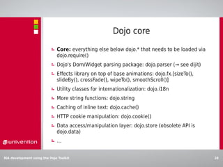 Rich internet application development using the dojo toolkit | PDF