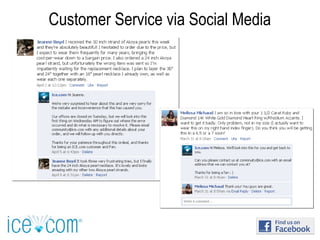 Customer Service via Social Media
 