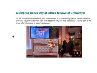 • 12 days of christmas ellen
 