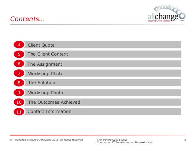 Rich picture analysis picture