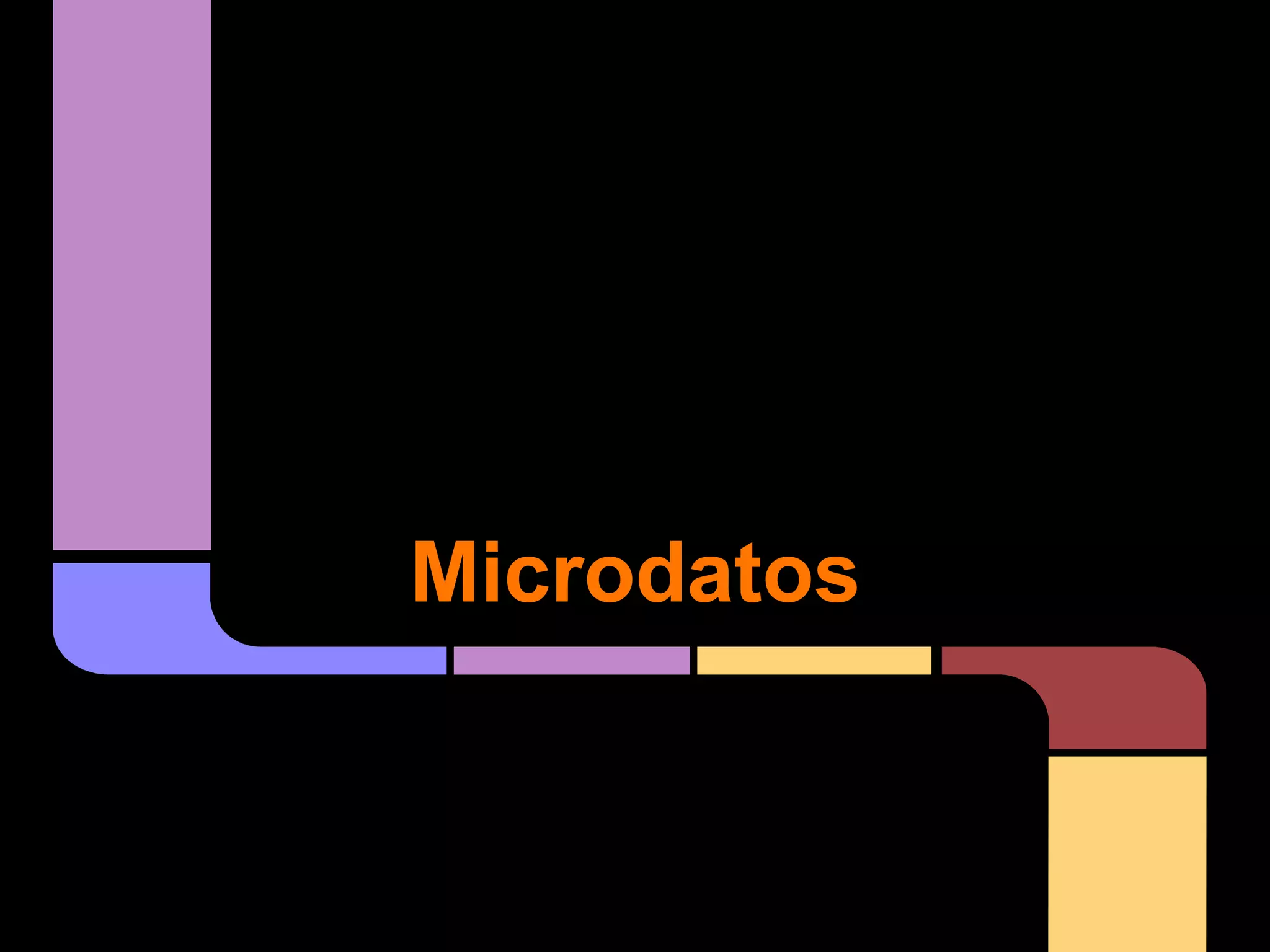 Microdatos

 